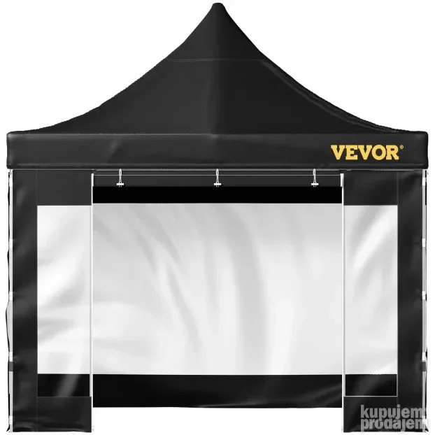 VEVOR 3 x 3 m Pop Up Šator crni