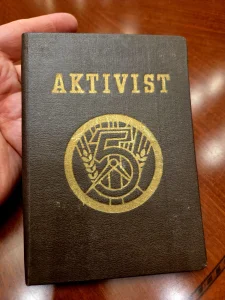 Propusnica iz 1954 godine, sa masonskom znakom