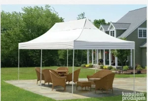 Paviljon Sa Mehanizmom 3x5,7m Beli 20.900 din Paviljon 2,9x5