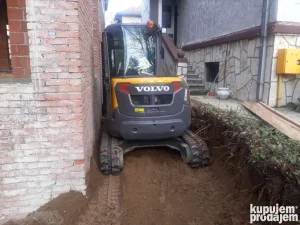 Mini bager,usluge,kopanje,rušenje.