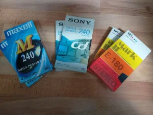 Sony, Maxell i Mark video kasete - novo
