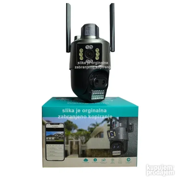 WiFi kamera DUPLA Kamera 3 SOCIVA Video nadzor NOVO