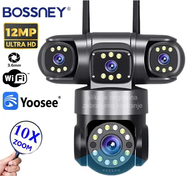 WiFi kamera DUPLA Kamera 3 SOCIVA Video nadzor NOVO