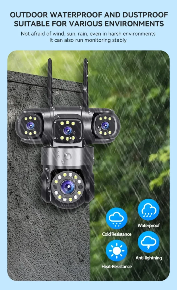 WiFi kamera DUPLA Kamera 3 SOCIVA Video nadzor NOVO