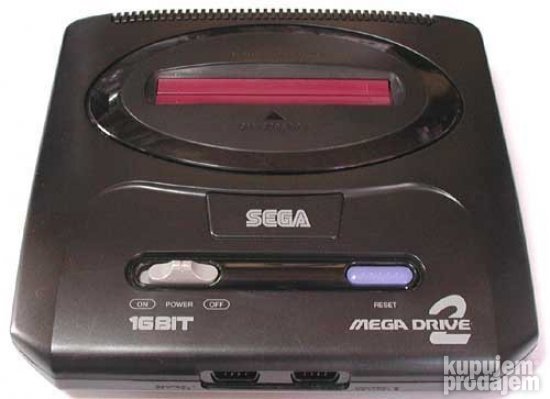 SEGA MEGA Drive II Konzola Sa DVA Džojstika 16bit 368 IGRICA