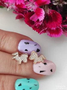 Nove mindjuse rose gold konjici 925