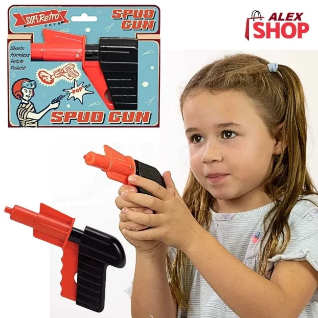Dečiji pištolj na krompir zabavna i bezbedna igračka (Pota