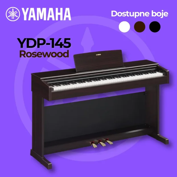 Yamaha YDP 145 - Dostupno u 3 boje