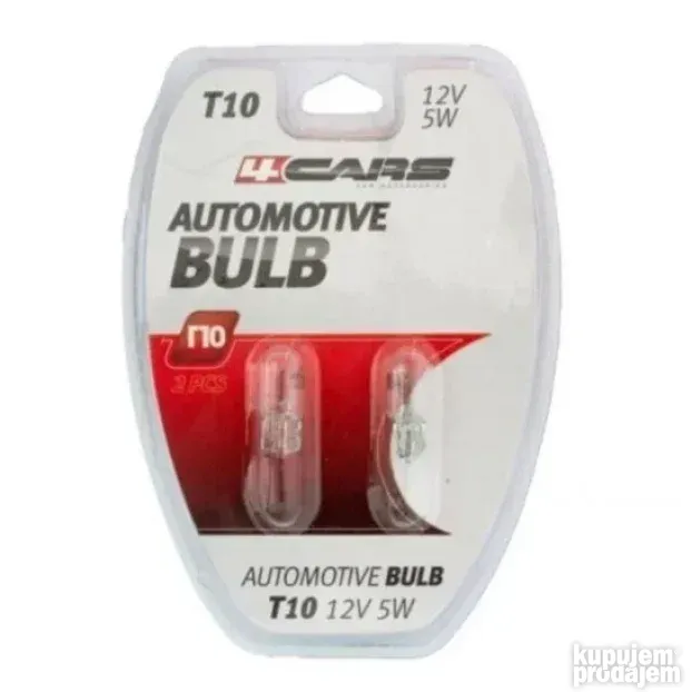 Sijalice W5W T10 12V 5W (2 kom) - 4Cars 94999
