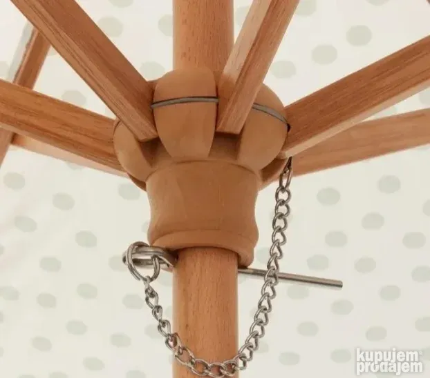 UV Platneni Suncobran NOVO sa Drvenom Konstrukcijom AKCIJA