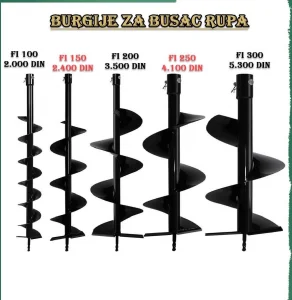 Burgija za busac rupa 250x80cm - Akcijska cena