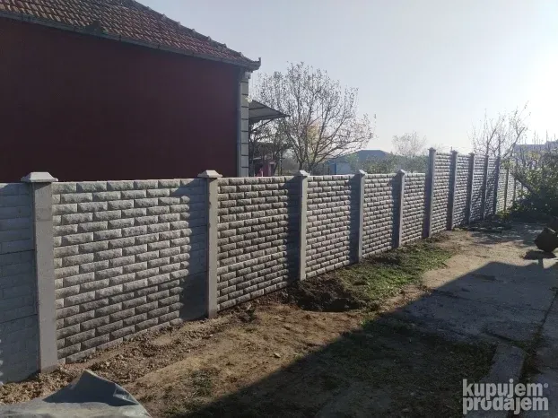 Betonske Ograde izrada + ugradnja