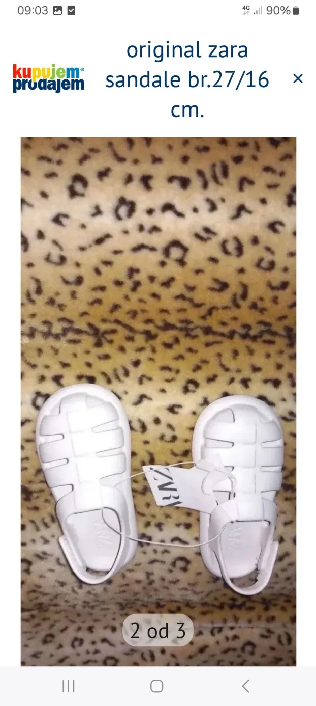 original sandale br 26/16 cm.