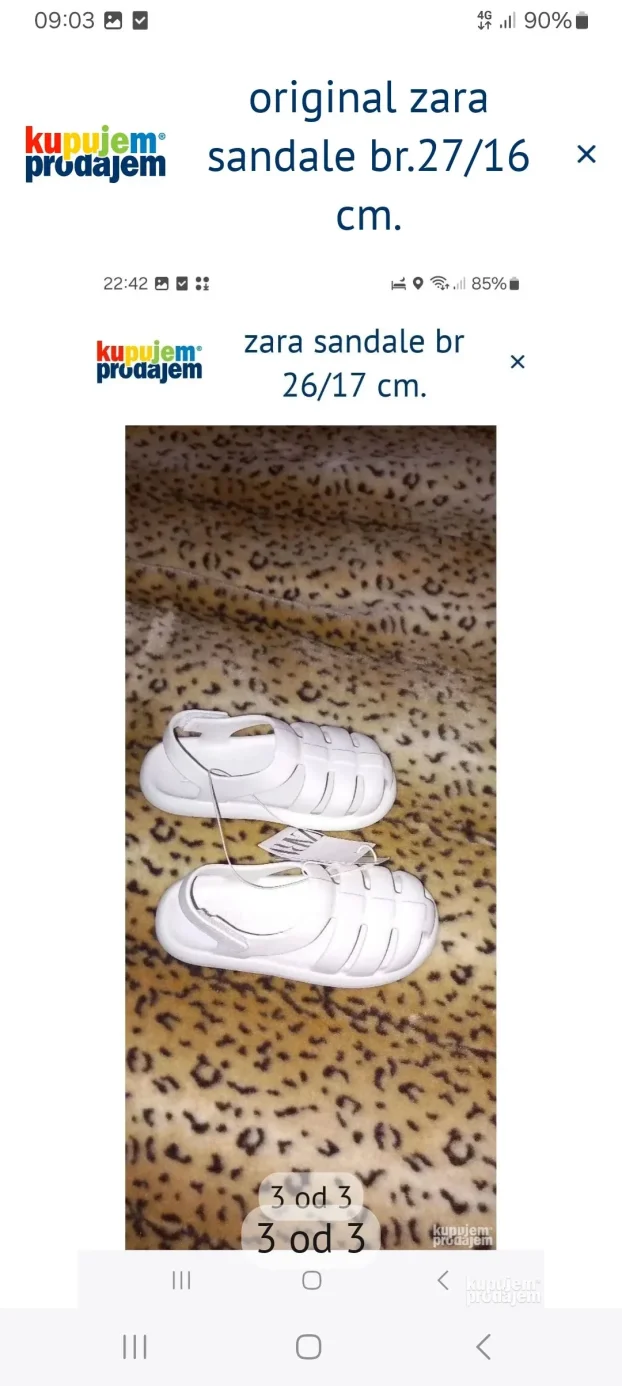 original sandale br 26/16 cm.