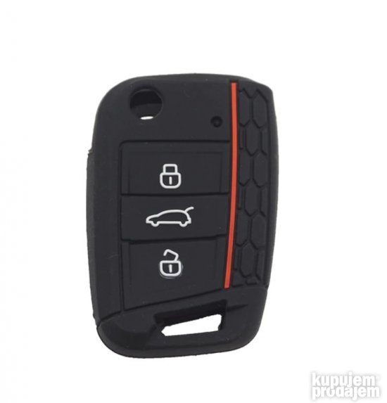 Obloga kljuca vw tri dugmeta GTI crna model 2