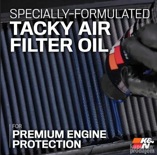 K&N Set za čišćenje filtera VAZDUHA Plavo Ulje