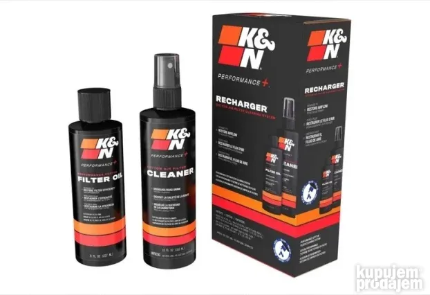 K&N Set za čišćenje filtera VAZDUHA Plavo Ulje