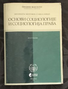 Osnovi sociologije i sociologija prava