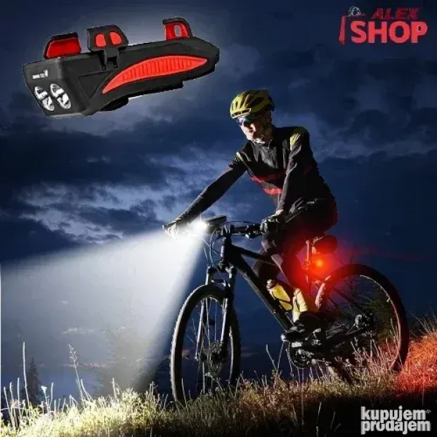 Držač telefona za biciklu punjač zvono i svetlo