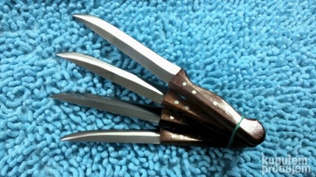 Noževi za klanje meso jelo cevapi Plastifiran (Novo) 28 cm.