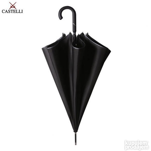 Kišobran Castelli Primera crni - Novo
