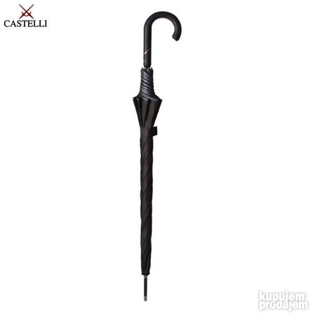 Kišobran Castelli Primera crni - Novo