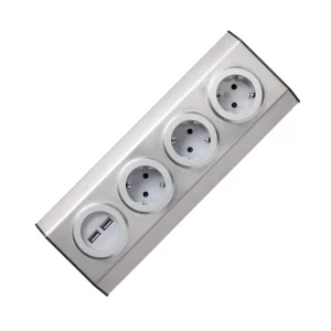 HOME Podsklop sa 3 utičnice + USB KNV03/USB