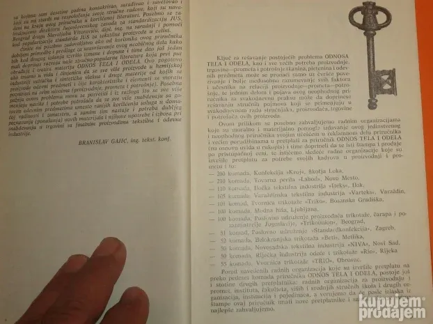 Odnos tela i odela Branislav Gajić