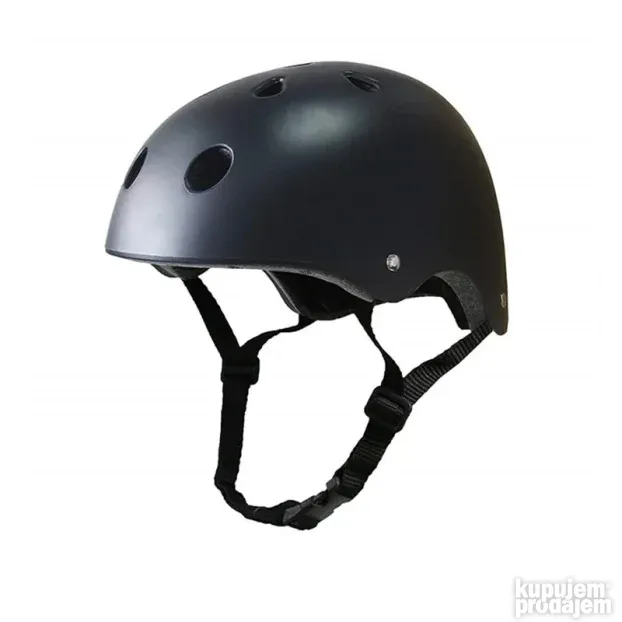 Kaciga za trotinet,rolere,skateboard RX H1 crna - NOVO