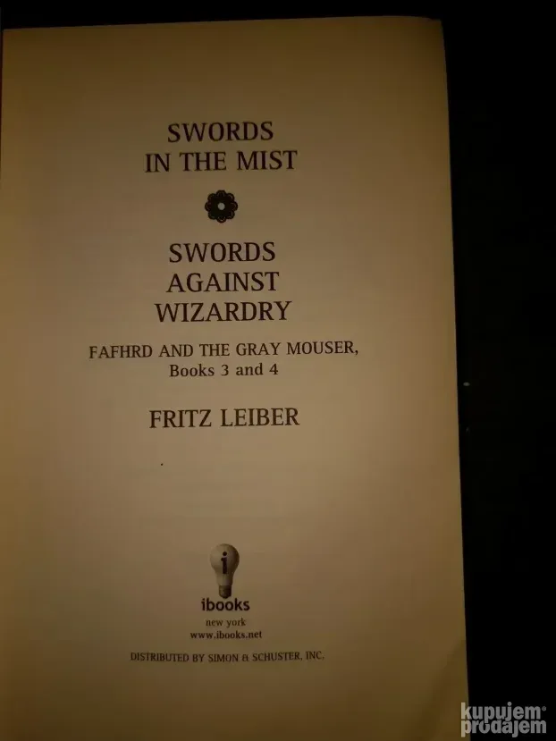 Swords in the mist - Fritz Leiber