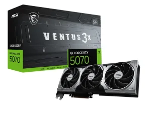 MSI VENTUS 3X OC GeForce RTX 5070 12GB GDDR7 DLss4