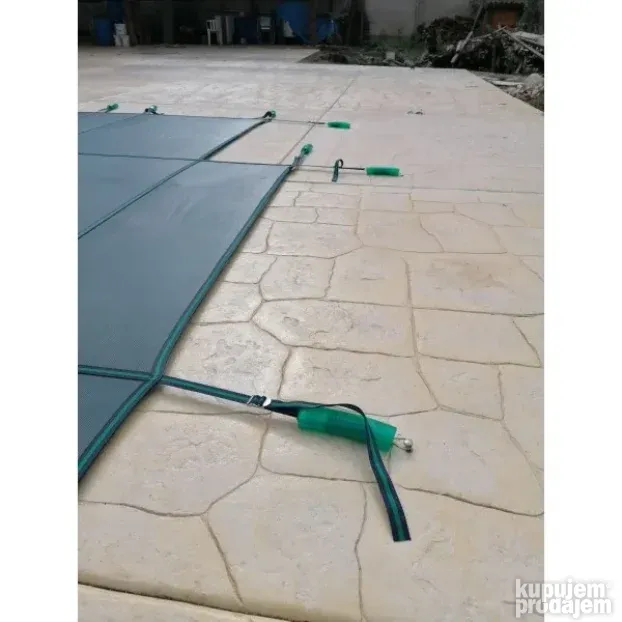 Zimski prekrivac za bazene sa ankerima - mreza 5x3m