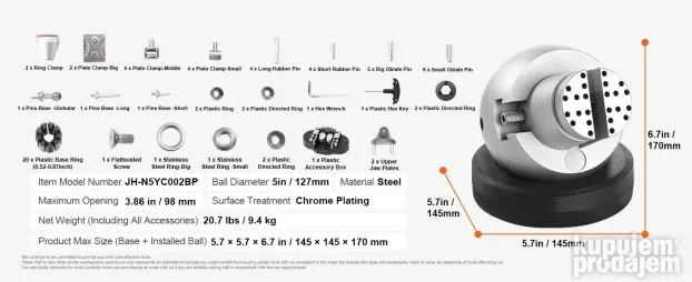 Stega za graviranje kuglicna