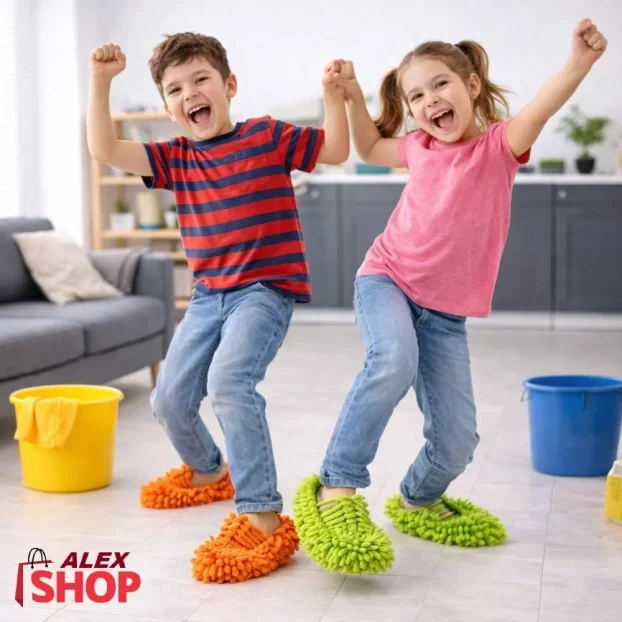 Mikrofiber papuče za čišćenje podova praktično i brzo