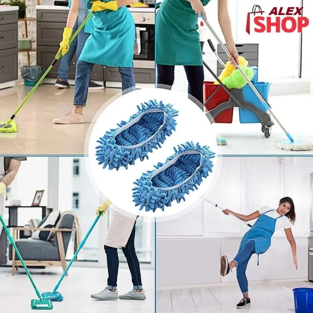 Mikrofiber papuče za čišćenje podova praktično i brzo