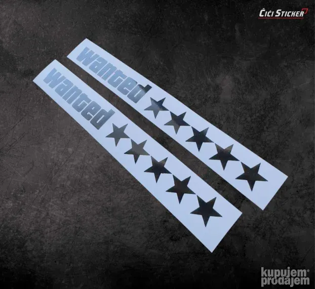 Nalepnice - Wanted Stikeri za auto - Stikeri za auto - 2360