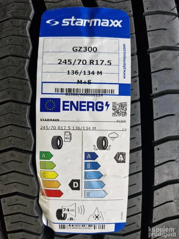 nove vodeće gume 245/70 r 17.5 starmaxx