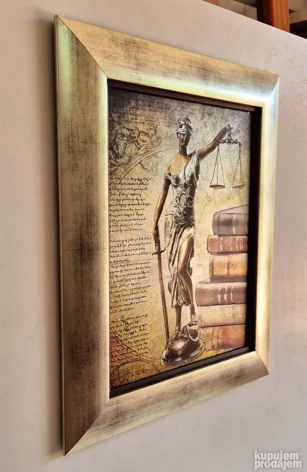 Justicija- Boginja pravde - kombinovana tehnika - velika 2