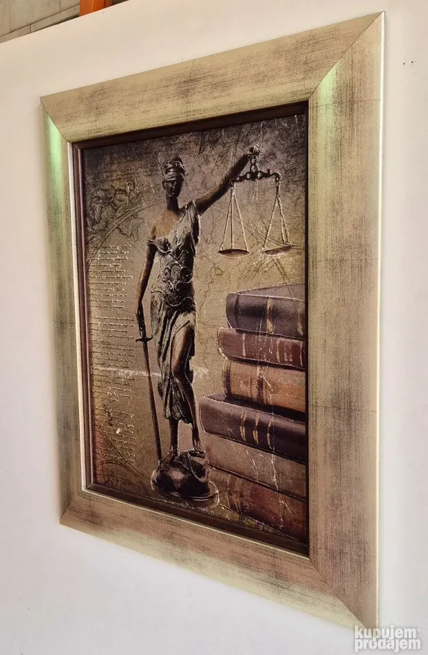 Justicija- Boginja pravde - kombinovana tehnika - velika 2