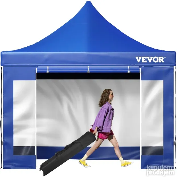 VEVOR 3,048 x 3,048 m Pop Up Šator plavi