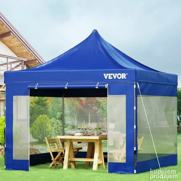 VEVOR 3,048 x 3,048 m Pop Up Šator plavi