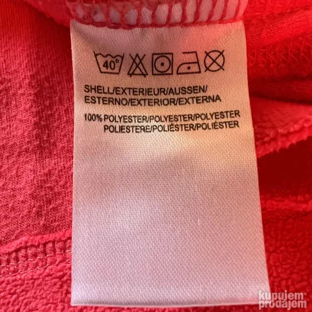 O'NEILL ORIGINAL zenski roze fleece duks XS