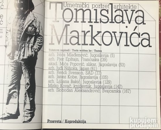 Umetnički portret arhitekte Tomislava Markovića