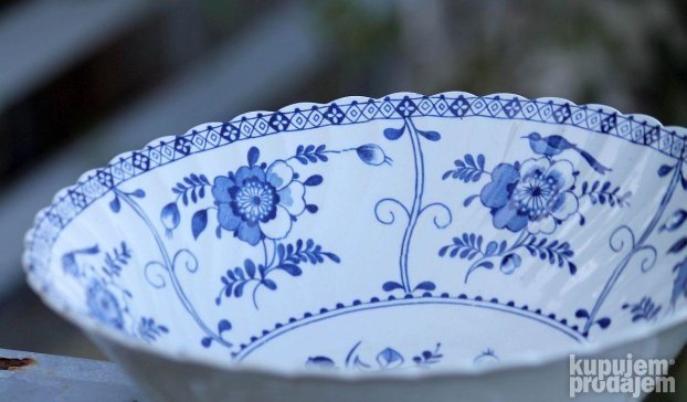 Indies  Blue Johnson Brothers Ironstone  Floral Swirl Englan