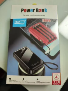 Power bank slim blister pakovanje 12800 mAh nastavci NOVO