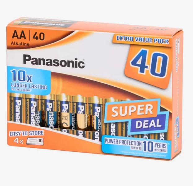 Panasonic Baterije AAA i AA Alkalne 40 komada