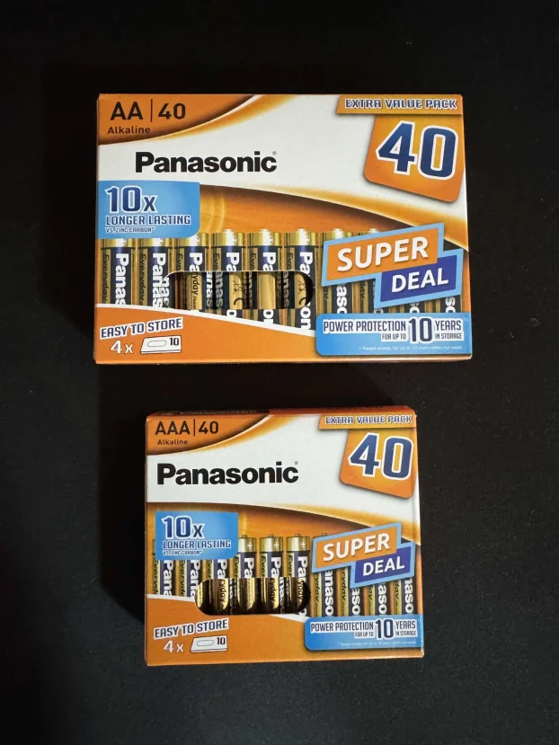 Panasonic Baterije AAA i AA Alkalne 40 komada