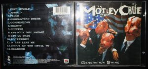 Motley Crue-Generation Swine Made in Russia CD (1997)