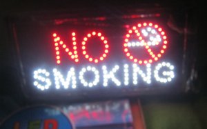 LED SIGN svetleca reklama NO SMOKING