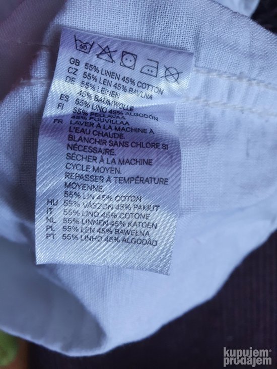 H&M L.O.G.G. polu lanena kosulja za decake